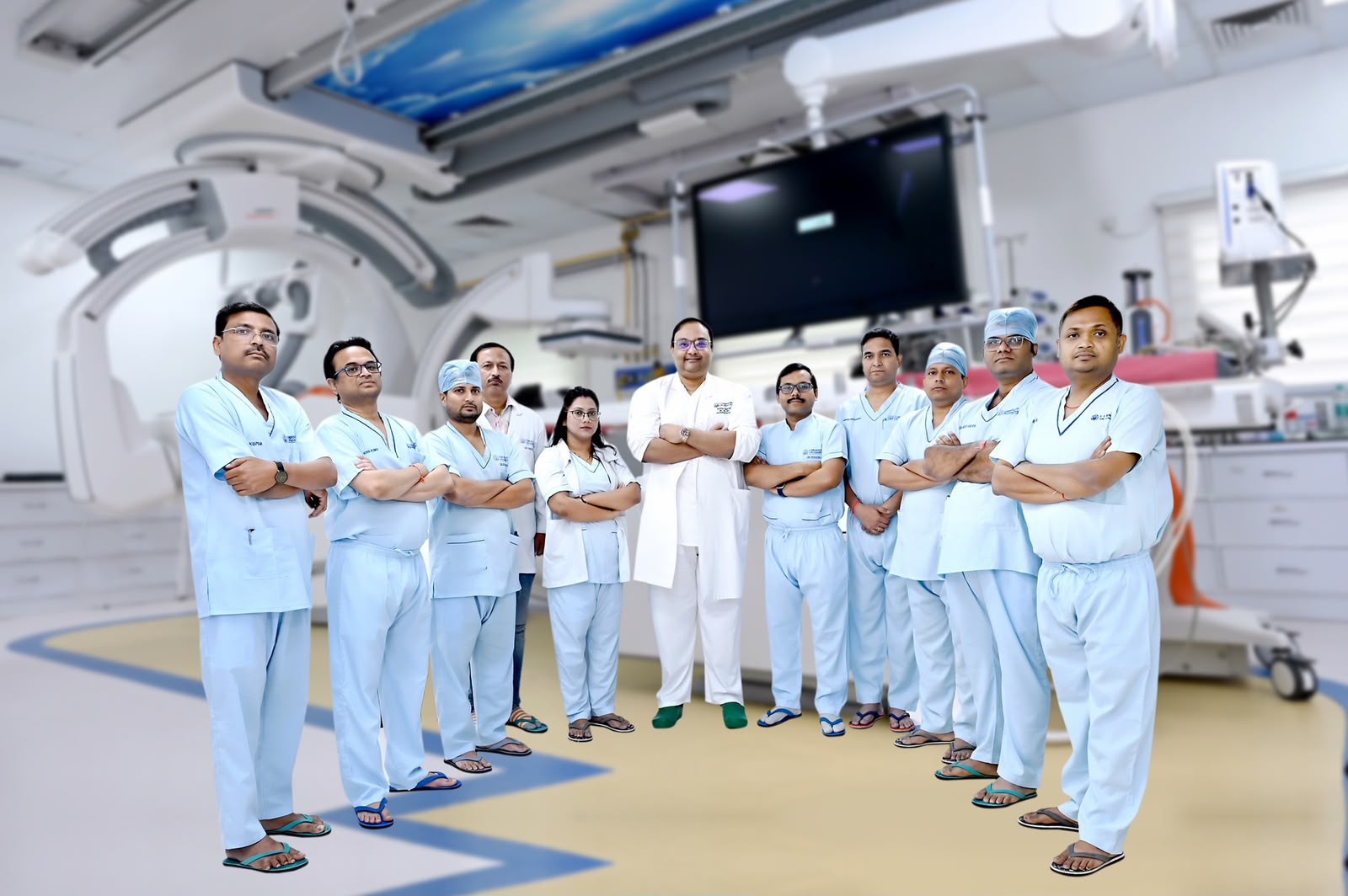 Dr Rahul Kumar and the multidisciplinary G S Neuroscience team